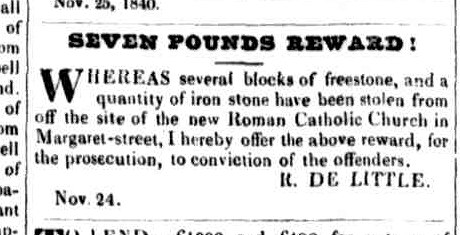 Launceston Advertiser 26 November 1840