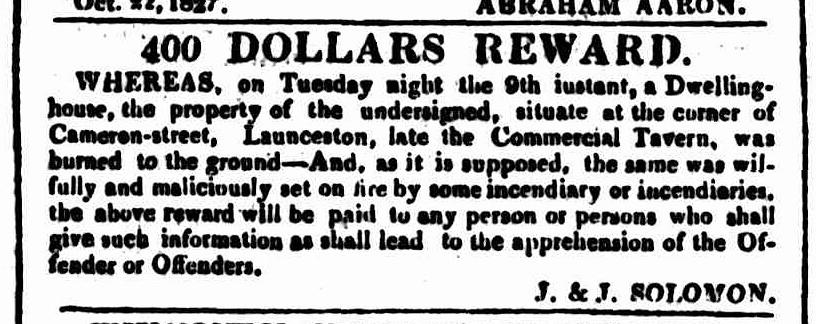 Hobart Town Courier, 27 October 1827