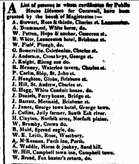 Hobart Town Courier, 3 October 1829