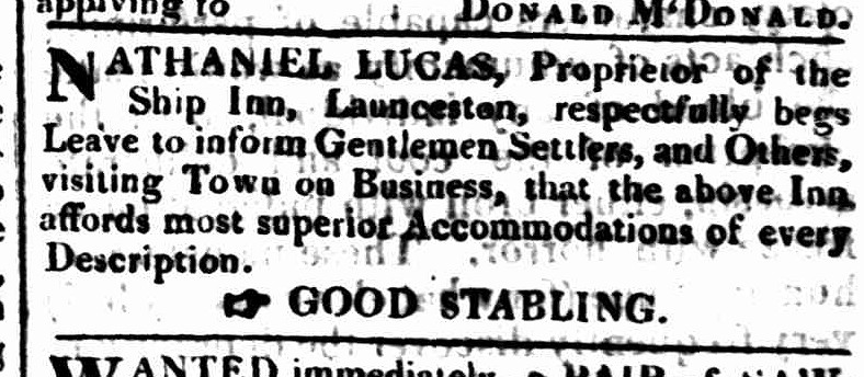 Tasmanian & Port Dalrymple Advertiser, 19 January 1825