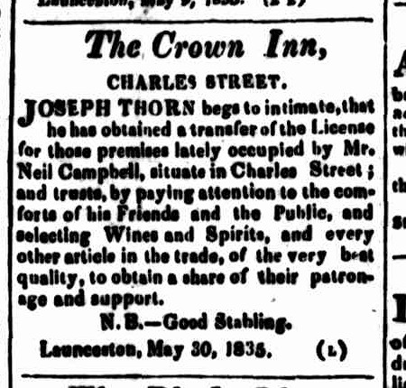Cornwall Chronicle, 6 June 1835