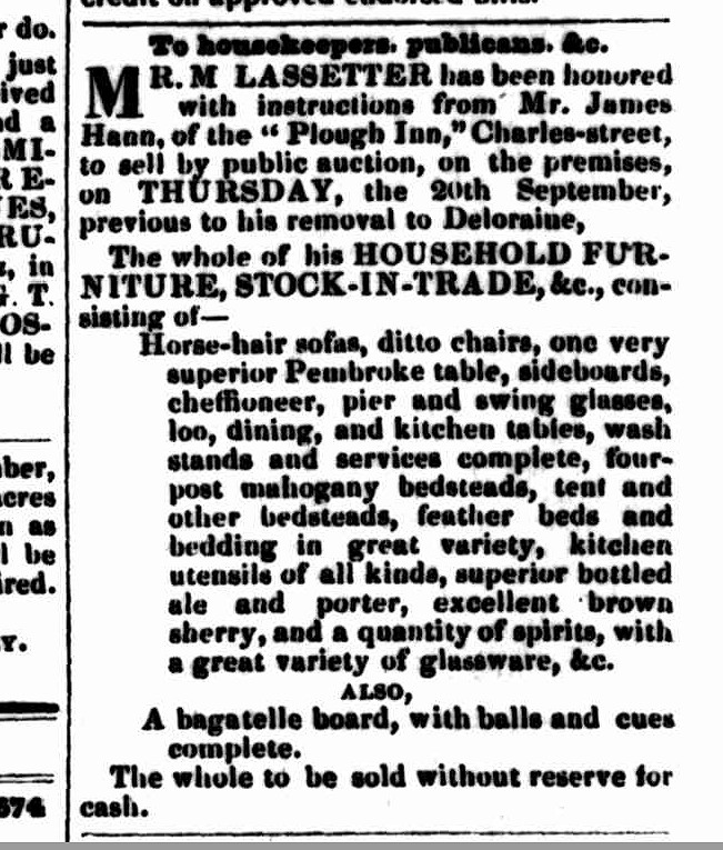 Launceston Examiner, 19 September 1849