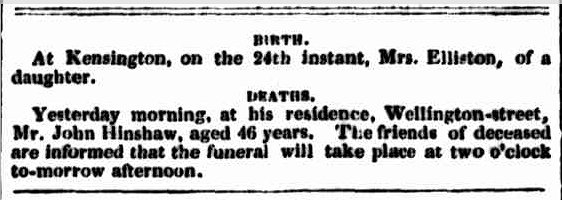 Launceston Examiner, 25 July 1849