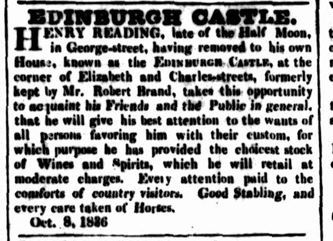Cornwall Chronicle, 15 October 1836