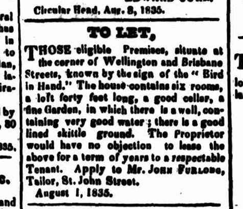 Cornwall Chronicle, 19 September 1835