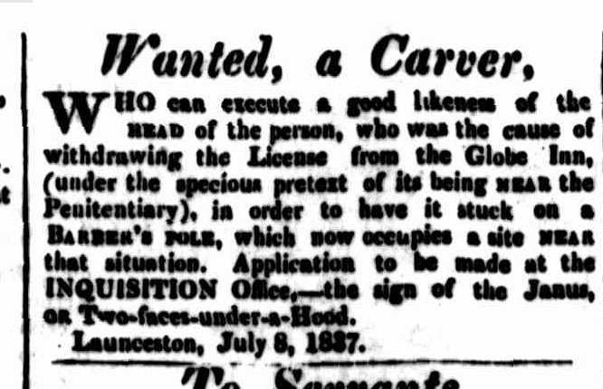 Cornwall Chronicle, 8 July 1837
