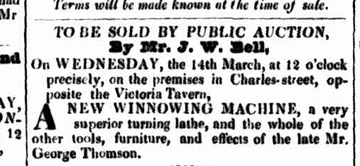 Launceston Advertiser, 1 March 1838