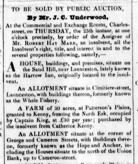 Launceston Advertiser, 18 July 1839