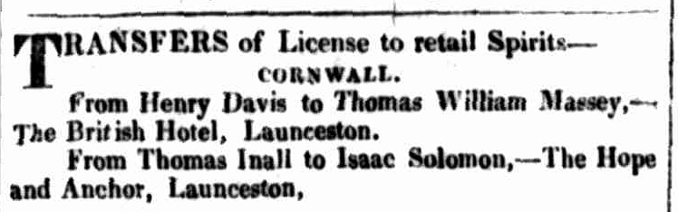 Launceston Advertiser, 19 May 1834