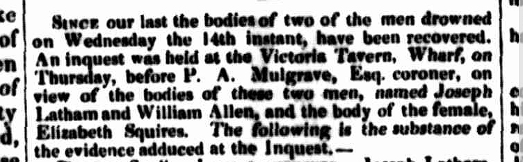 Launceston Advertiser, 22 August 1839