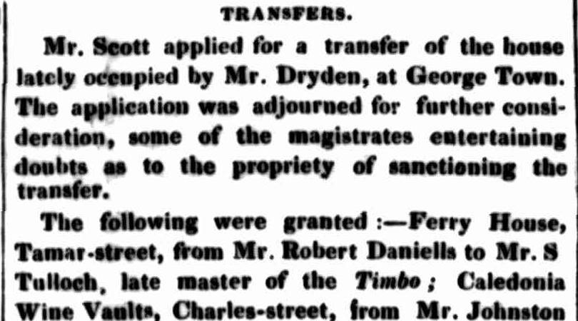 Launceston Examiner, 7 May 1844