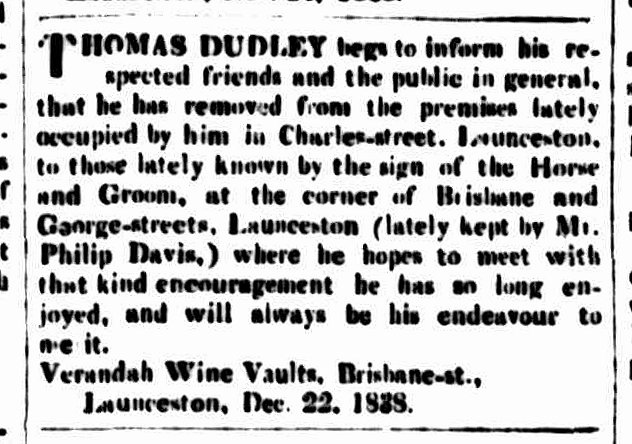 Cornwall Chronicle, 22 December 1838