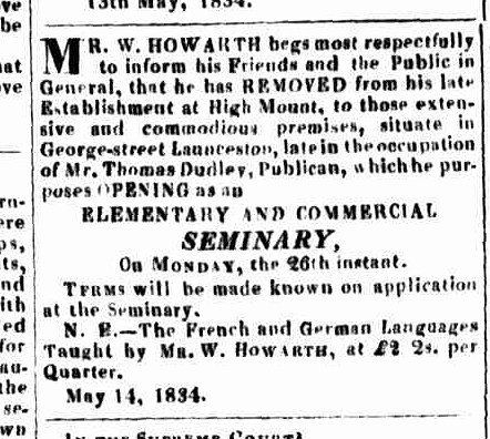 Launceston Advertiser, 15 May 1834