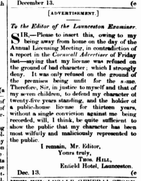 launceston-examiner-14-december-1861