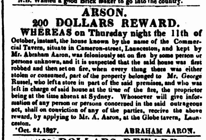 Hobart Town Courier, 27 October 1827