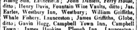 Launceston Advertiser, 15 October 1835
