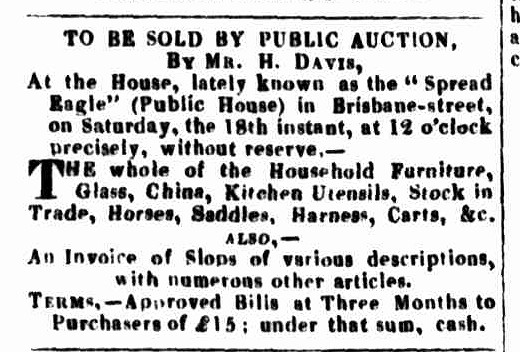 Launceston Advertiser, 16 January 1834 - SE