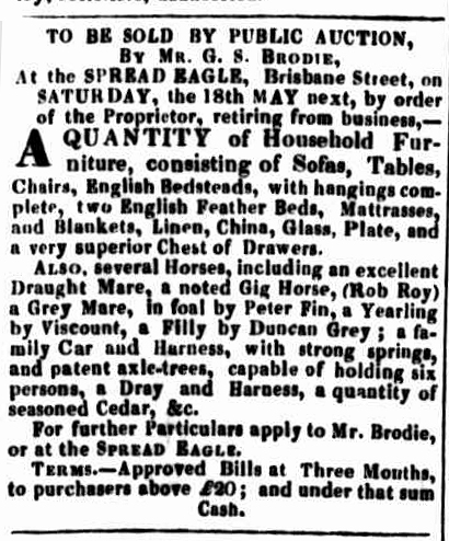 Launceston Advertiser, 25 April 1833