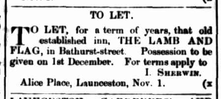 launceston-examiner-1-november-1862