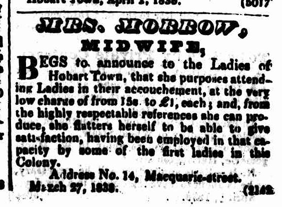 Colonial Times, 19 April 1838